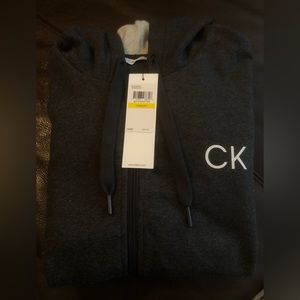 Brand New Men’s Calvin Klein Zippered Hoodie